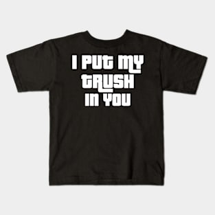 'I Put My Trust In You' Love For Religion Shirt Kids T-Shirt